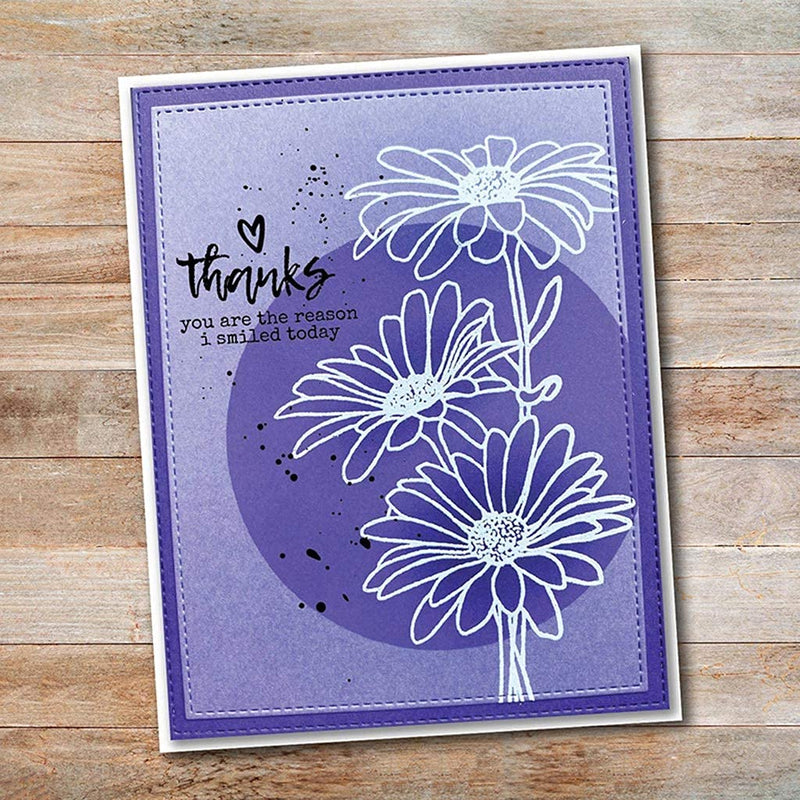 Cute Chamomile Silicone Clear Stamp and Die Sets for Card Making, DIY Embossing Photo Album Decorative Craft - NewNest Australia