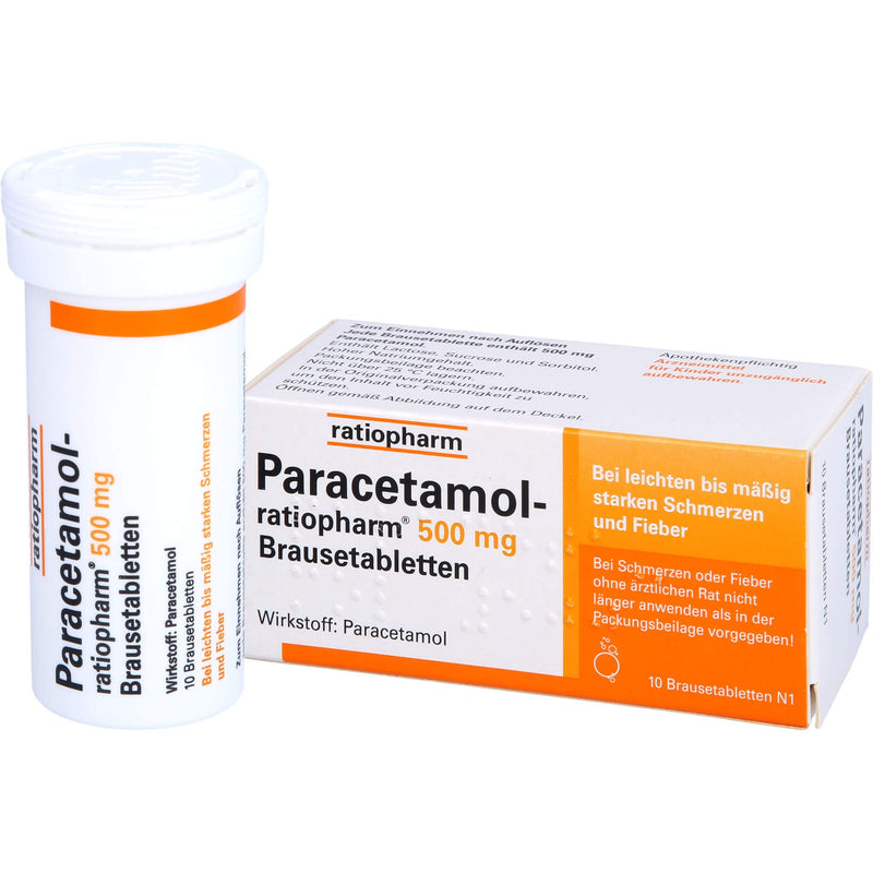 PARACETAMOL ratiopharm 500 mg effervescent tablets 10 pcs - NewNest Australia