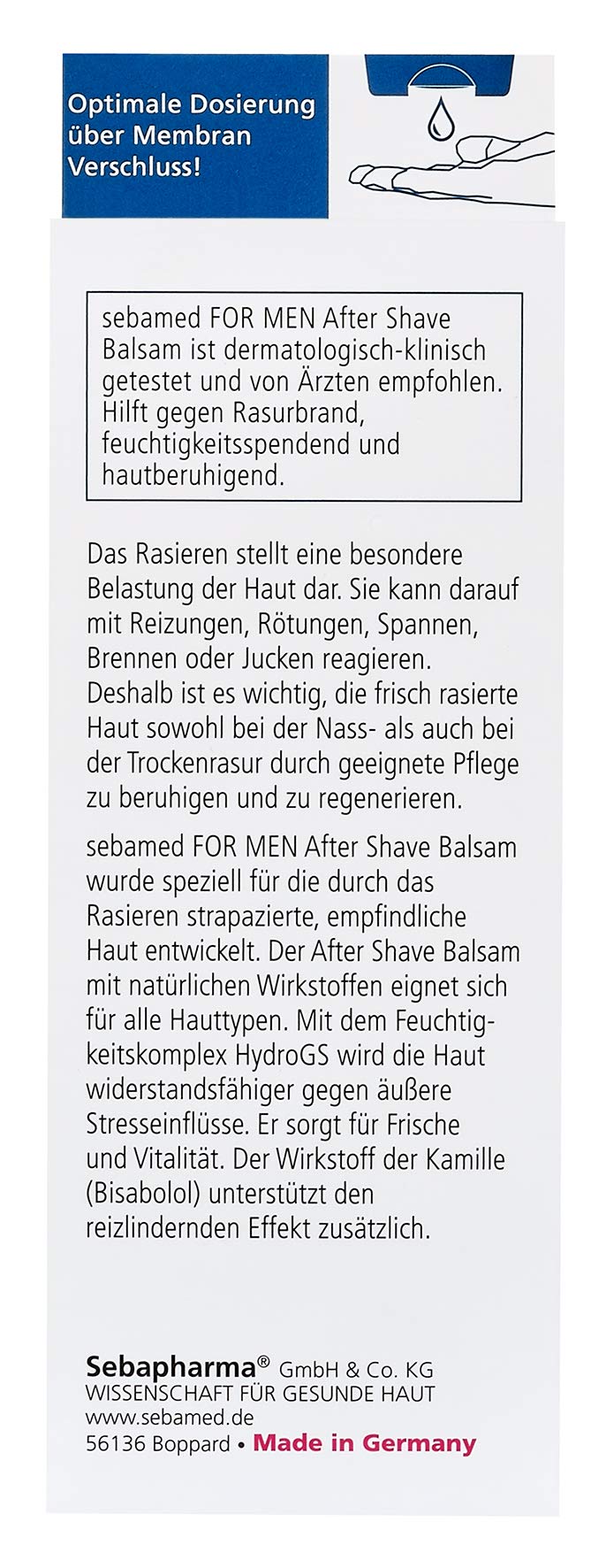 Sebamed for Men After Shave Men's Balm, helps against razor burn, is moisturizing and soothing to the skin, without microplastics, made in Germany 1 100 ml (pack of 1) - NewNest Australia