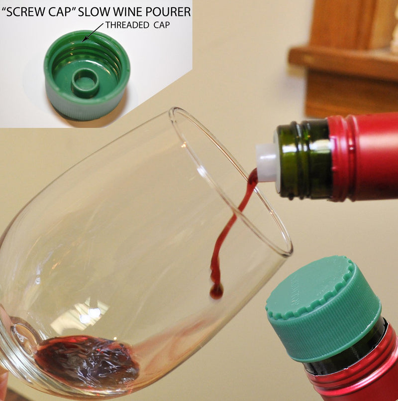 NewNest Australia - Screw Cap Slow Wine Pourer, Pack of 100 