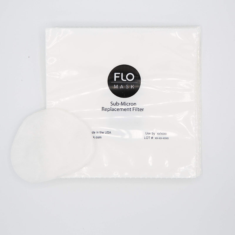 Flo Mask - Sub-Micron Replacement Filters (25-Pack) for Children's Mask, Made in USA - NewNest Australia