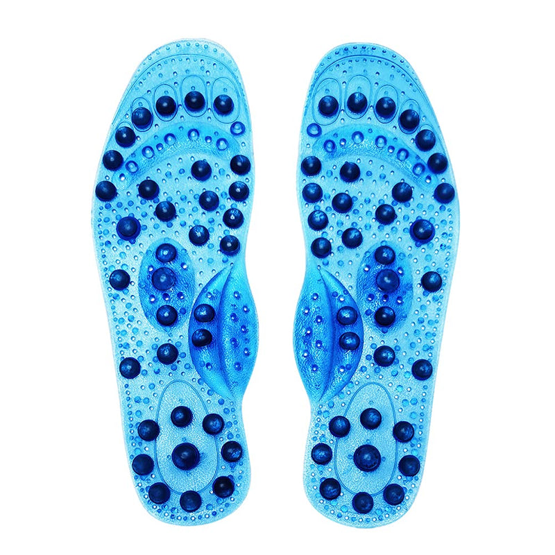 Magnetic Therapy Massage Insoles with Magnet 68PCS Stimulates the Pressure Points, Acupressure Promotion of Blood Circulation Sports Jogging Hiking Refreshing Breathable Healthcare Insole 41-45 Blue - NewNest Australia