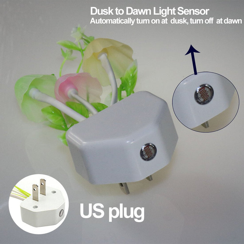 Led Night Light w/Smart Sensor,AUSAYE 0.6W Plug-in Night Lights for Kids Adults Cute Mushroom Night Light Bedroom Home Decor Light Wall Lamps NightLight 1 Pack - NewNest Australia