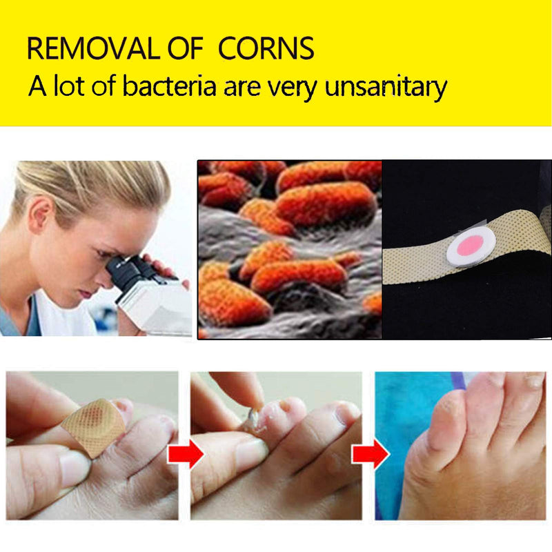 Mcvcoyh Corn Removal Pads, 42 Pcs Wart Remover, Corn Remover Pads, Corn Removal Plaster with Hole, Corn Removal Treatment Relief Corn Pain and Foot Care Nude - NewNest Australia