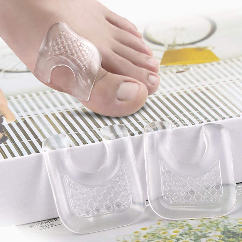 10 Pieces Waterproof Toe Cushions Pads, U-Shaped Gel Callus Pads from Rubbing, Reusable Callus Cushions - NewNest Australia