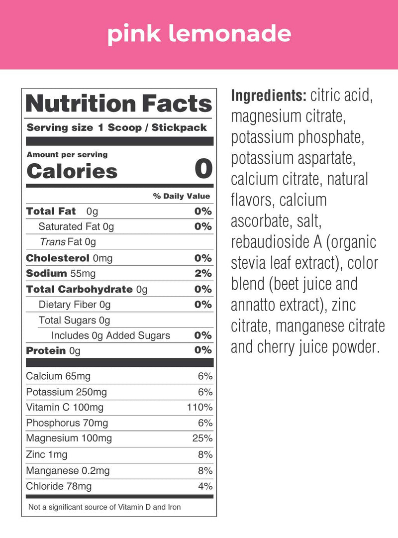Ultima Replenisher Hydrating Electrolyte Powder, Pink Lemonade, 90 Serving Canister - Sugar Free, 0 Calories, 0 Carbs - Gluten-Free, Keto, Non-GMO with Magnesium, Potassium, Calcium - NewNest Australia