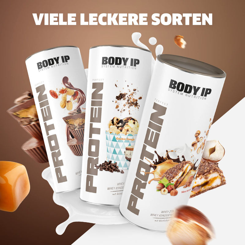 Body Ip Perfect Protein ‚ Your Sweets Substitute, Maxi King Bar, Whey Isolate, Whey Concentrate And Casein, Protein Shake For Muscle Building And Diet, 900 G - NewNest Australia
