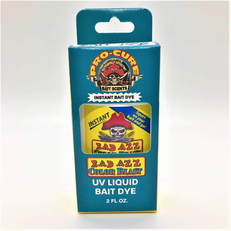 Pro-Cure Bad Azz Color Blast Liquid Bait Dye, 2-Ounce, Brilliant Blue Fluorescent - NewNest Australia