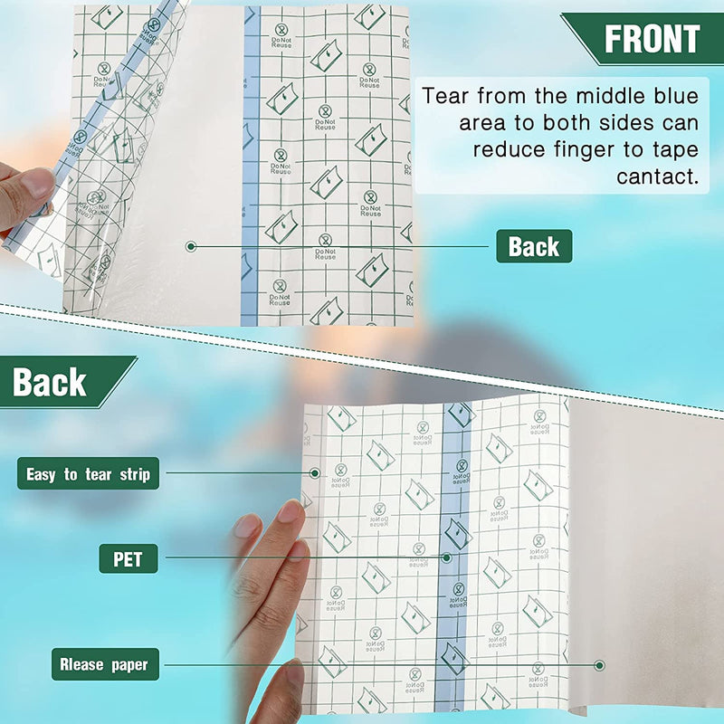 Waterproof Transparent Bandage 10 Cm X 10 M Shower Plaster Waterproof Large Film Bandage Plaster Roll Waterproof Plaster Anti-Allergic For Sports Showers (10 Cm X 10 M) - NewNest Australia