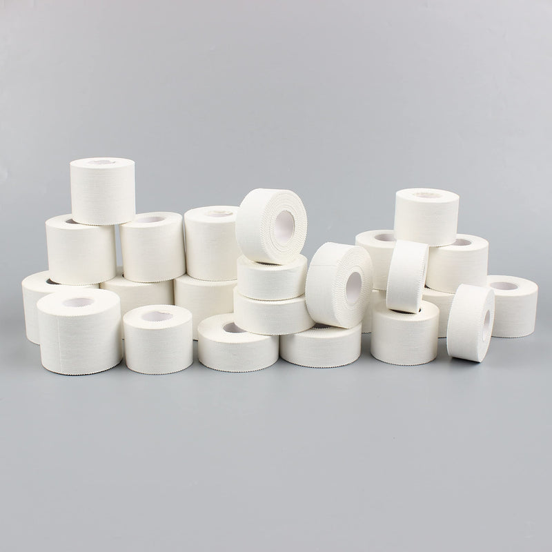 Liangmai Sports Tape White, 4 Rolls Of Tape Set (3.8 Cm X 10 M), Self-Adhesive Tape With Extra Strong Adhesive, Skin-Friendly Tearable Sports Bandage For Handball Football Volleyball All Sports - NewNest Australia
