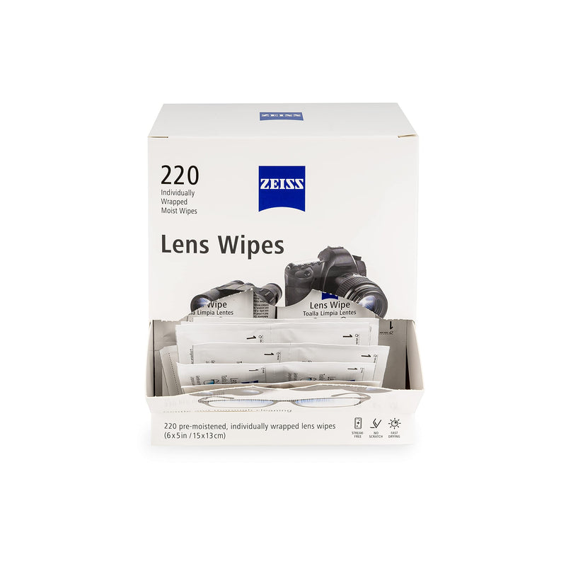 Zeiss Lens Wipes, White, 220 Count 220 Count (Pack of 1) - NewNest Australia