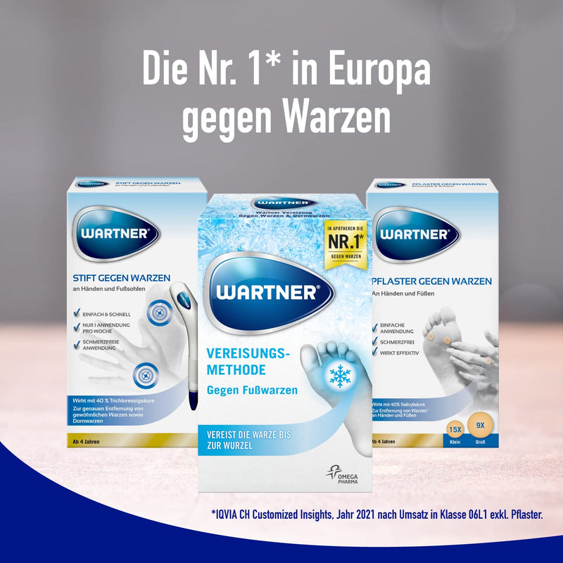 WARTNER wart icing against foot warts - spray for the treatment of foot warts - wart cryotherapy for self-treatment for children and adults - pack of 1, 1 x 50ml - NewNest Australia