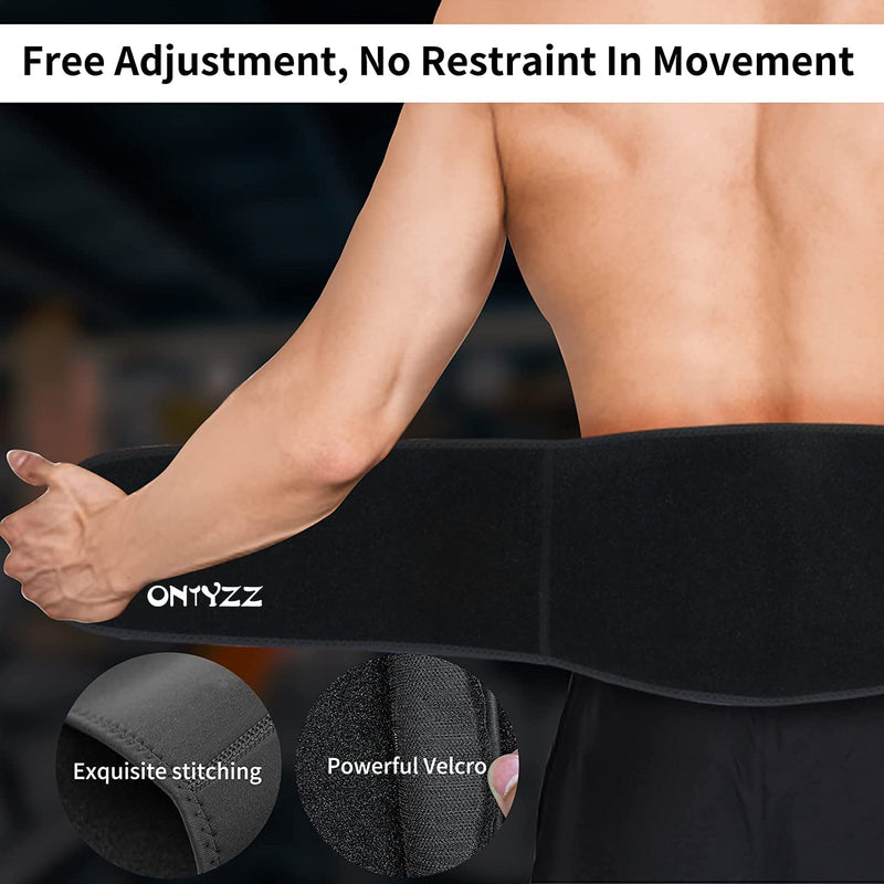 ONTYZZ Back Support Strap Adjustable Bodybuilding Lumbar Belt for Sports Protection Pain Relief Posture Correction Kidney Belt Back Brace 9c-l: Waist=80-116cm - NewNest Australia