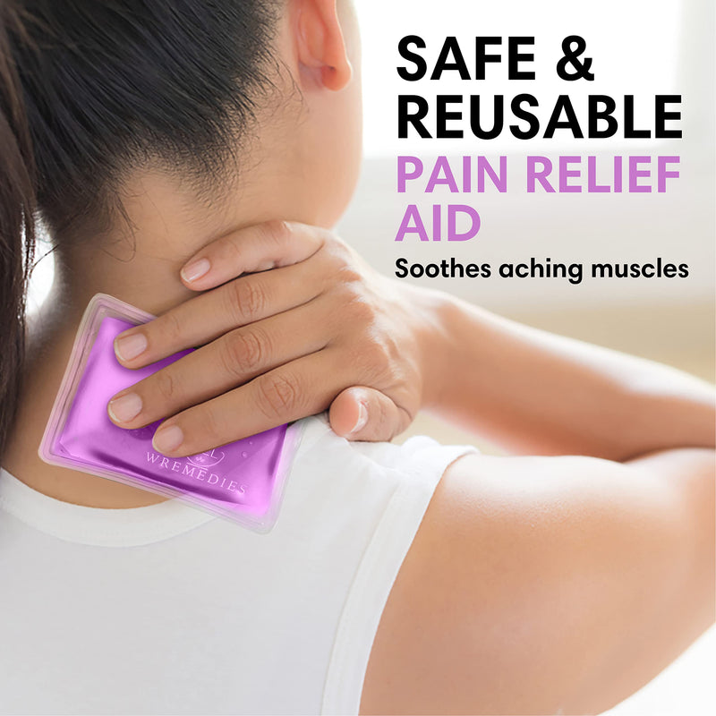 Wremedies for Easier Living Reusable Hand Warmers Gel Click & Heat for Cold Hands Heat Pads Pocket Warmers Instant Heat Arthritis Aid No Electric Required Purple - NewNest Australia
