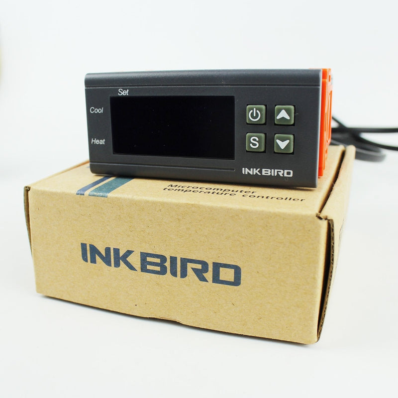 Inkbird All-Purpose Digital Temperature Controller Fahrenheit and Centigrade Thermostat with Sensor 2 Relays ITC-1000F for Refrigerator Fermenter - NewNest Australia