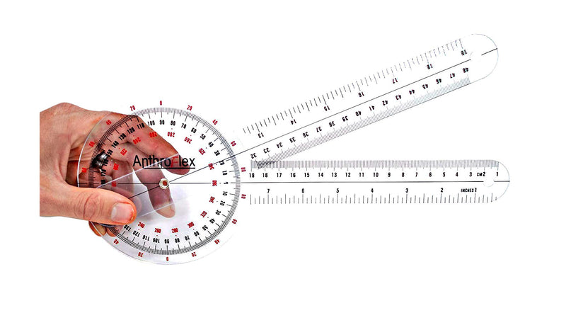 AnthroFlex 4-piece goniometer set: 30, 20 centimeters fingers, spine - for physiotherapy - NewNest Australia