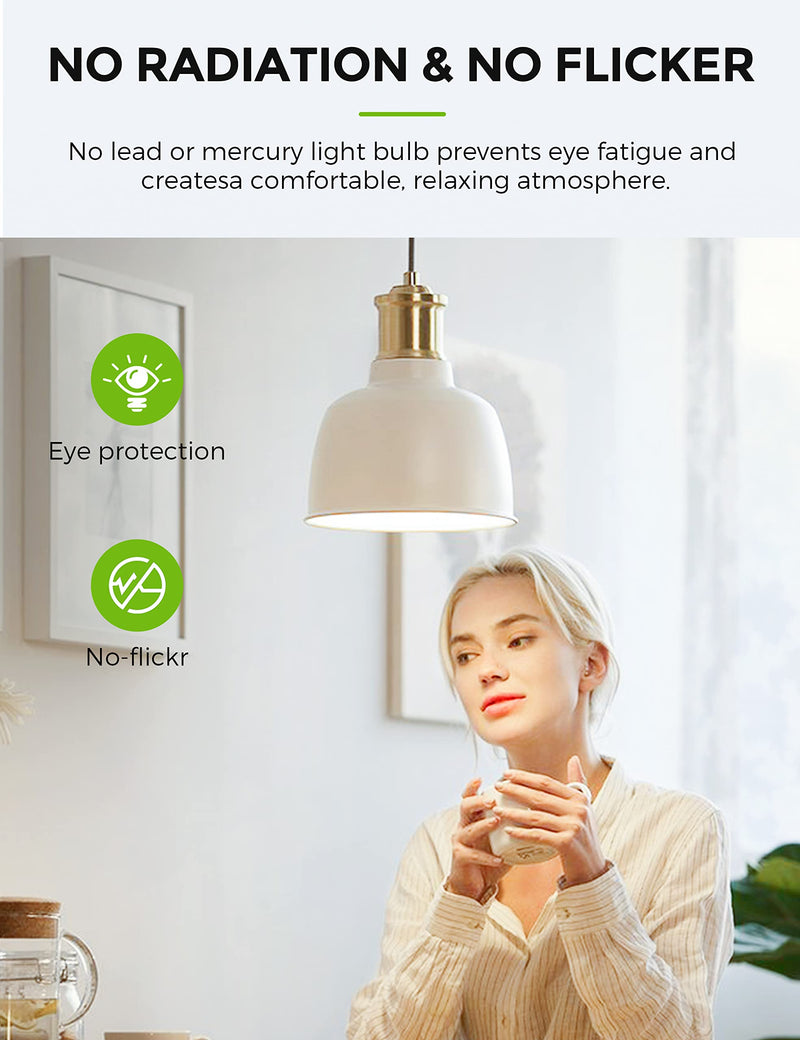 LOHAS A21 LED Light Bulbs, 2500 Lumens Super Bright LED, 23W E26 Medium Base Bulb, 150-200 Watt Led Bulbs 5000K Daylight, Non-Dim, High Lumen Led Bulb for Home Office Store Garage, 2 Pack - NewNest Australia