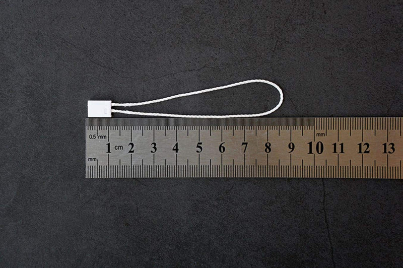 950 PCS White String Hang Tag Fasteners CSC@C White Nylon String White Hanging String White String Hang Tag String with Push Locker String Snap Lock White Tag Strings White 2 Small - NewNest Australia