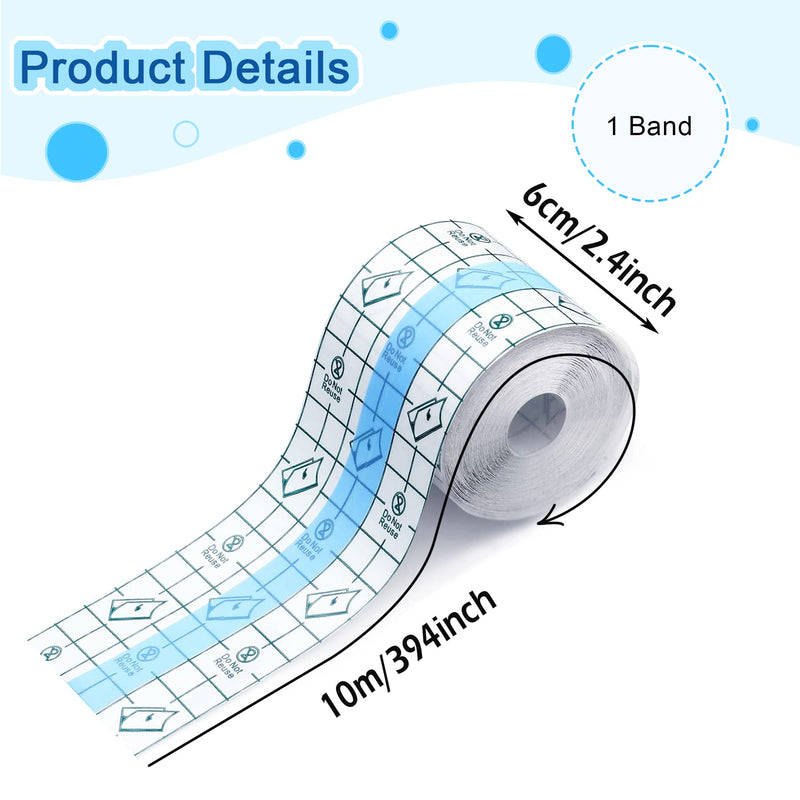 YeahBoom waterproof transparent bandage, 6 cm x 10 m waterproof plaster, self-adhesive bandage tattoo, waterproof plaster after surgery, medical plaster, waterproof plaster roll, wound dressing 6 cm x 10 m - NewNest Australia