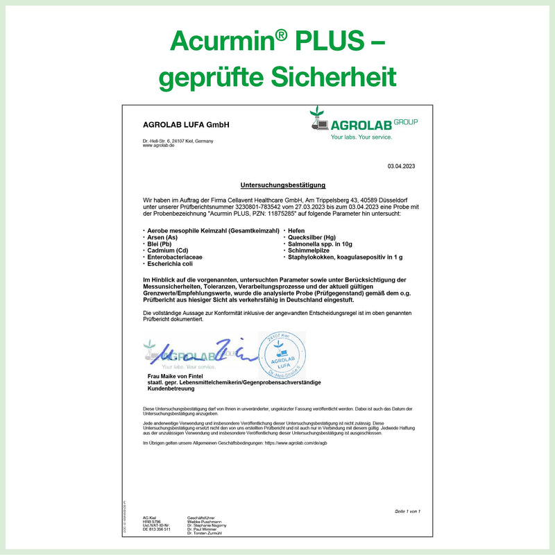 Turmeric Capsules High Dose by Acurmin Plus - Micellar Curcumin C14 Certified - Piperine Free 4260346850196 60.00 - NewNest Australia