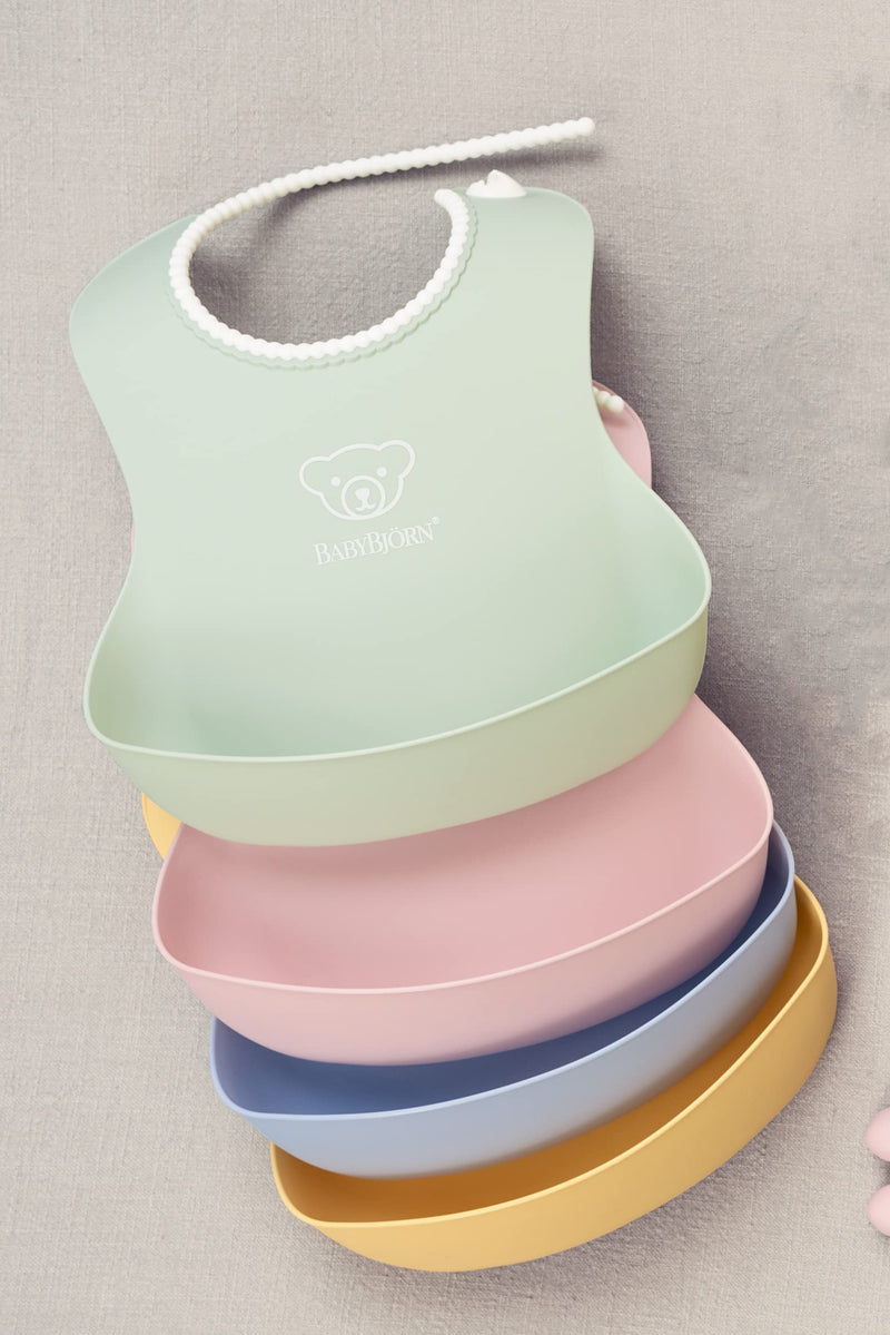 BabyBjörn bib, pale green, pack of 1 - NewNest Australia