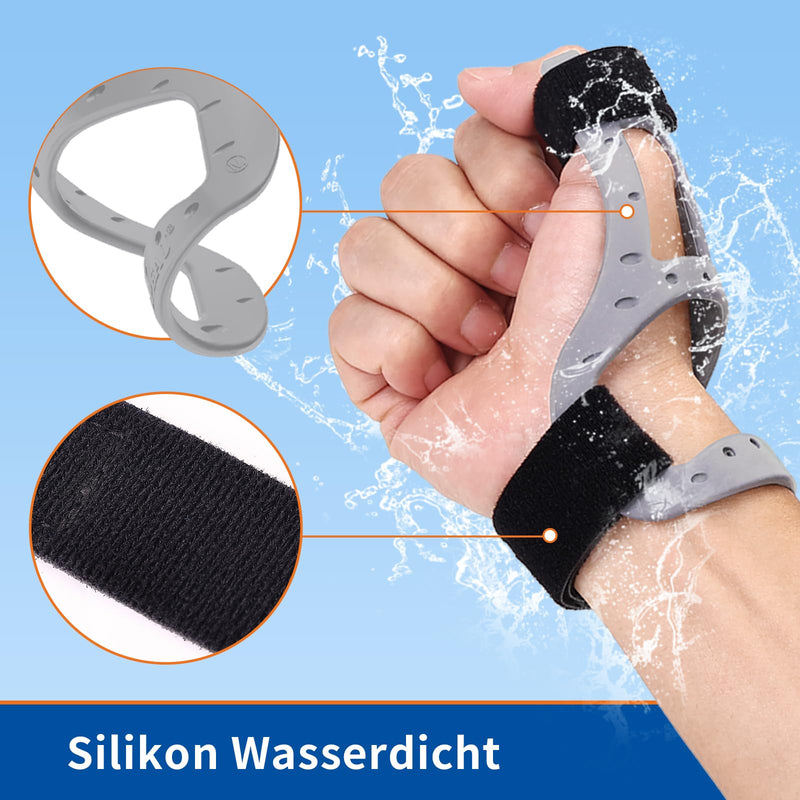Willcom Universal Thumb Brace Left Right Breathable Silicone Thumb Bandage for Arthritis, Tendonitis, Sprains Thumb Saddle Joint Thumb Support (M) M - NewNest Australia