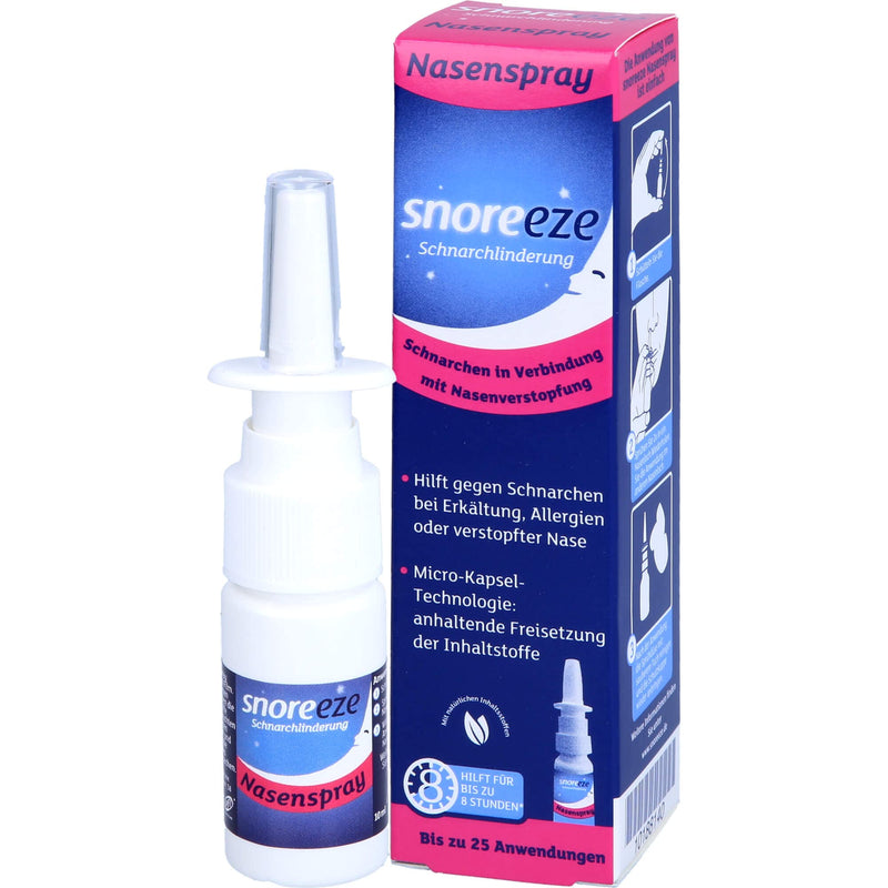 SNOREEZE snoring relief nasal spray 10 ml - NewNest Australia