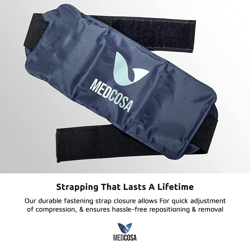 Medcosa Flexible Sport Ice Pack | Any Ache, Any Pain, We’ve Got You Covered | Cold Reusable Wraps With Flexible Straps | Ideal for Sport Injuries, R.I.C.E Treatment & Scrapes 1 Count (Pack of 1) - NewNest Australia