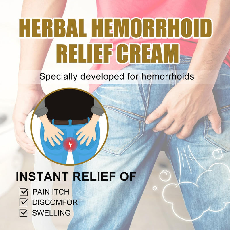 Chinese Herbal Hemorrhoid Cream Medilisk, Natural Herbal Hemorrhoid Cream, Chinese Herbal Hemorrhoid Cream External Hemorrhoids Soothes (2PCS) 2pcs - NewNest Australia