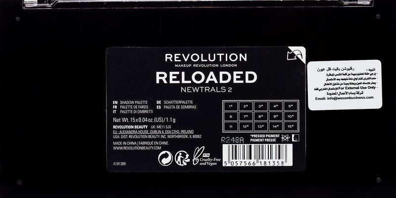 Makeup Revolution Re-loaded Palette - Newtrals 2 - NewNest Australia