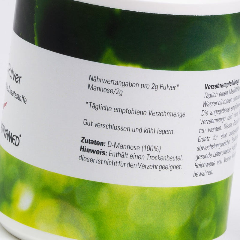 D-Mannose From Birch Vegan - Dietary Treatment Against Bladder Infections, Urinary Tract Infections - 100G Natural Premium Powder Laboratory Tested - 2 Month Supply (1X100G) - Made In Germany - Pure! No Corn - NewNest Australia