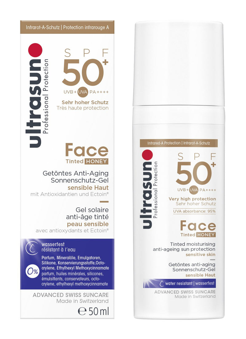 ultrasun 50+SPF Tinted Face, Honey 50 ml - NewNest Australia