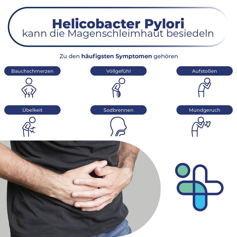 Homehulab 2x Helicobacter Pylori rapid test for at home, simple antigen stool test for stomach complaints such as heartburn or gastritis can be used as a self-test (2x test) - NewNest Australia