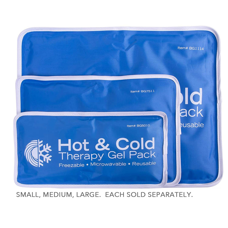 Roscoe Gel Ice Pack and Ice Packs for Injuries Reusable, Ice Pack for Back, Shoulder, Knee, 5 x 10 Inches Small - NewNest Australia