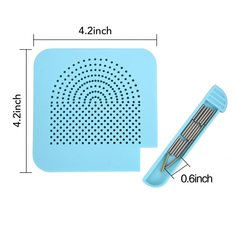 YURROAD Quilling Tool Quil Board with Pins Storage Box, Grid Guide Quilling Board for Making Paper Strips - NewNest Australia