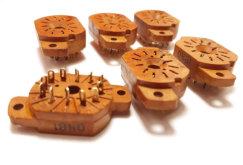 NewNest Australia - Socket for Nixie Tubes Military Version IN-12A, IN-12B, IN-15A, IN-15B, IV-22, New 6 pcs 