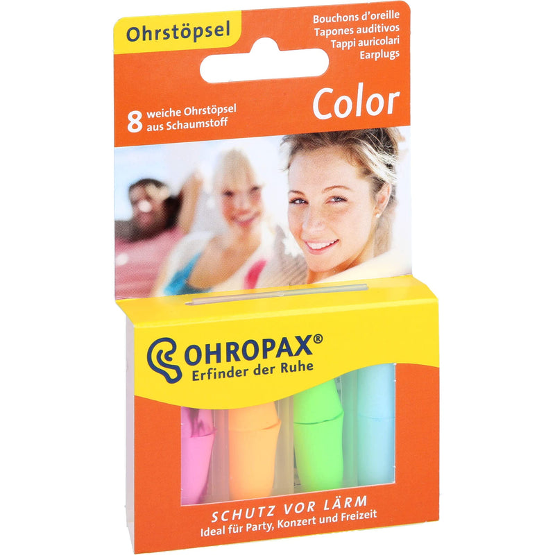 Ohropax Color Foam Ear Plugs Pack of 8 - NewNest Australia