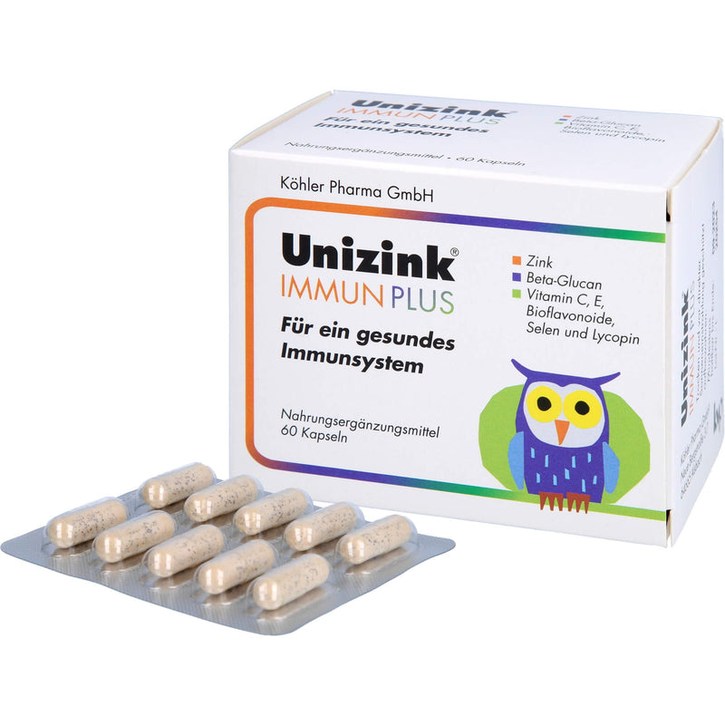 Unizink Immune Plus capsules - NewNest Australia
