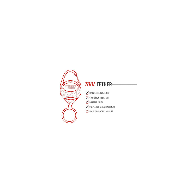 BUBBA Tether Tool with Durable Carabineer Clip and 36" Cable - NewNest Australia