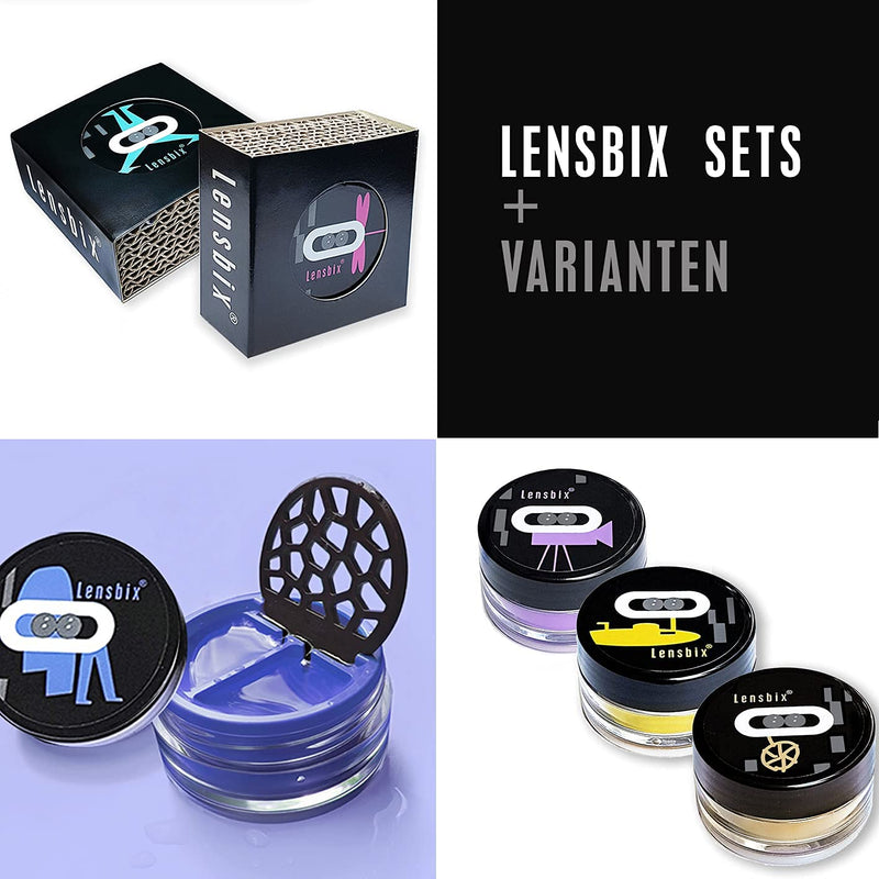Lensbix Purist contact lens case. The perfect gift for lens wearers. Innovative design for modern people. (Black Purist) Black Purist - NewNest Australia