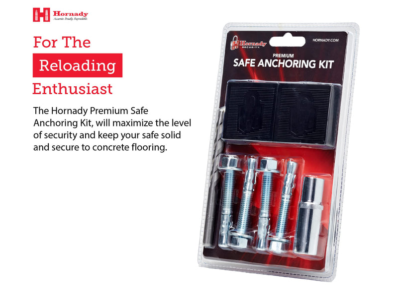 Hornady Premium Safe Anchoring Kit, 95851 - Securely Anchor Your Gun Safe into Concrete Floors for Maximum Security - Helps Keep Your Safe Level, Prevent Tipping, and Deter Thieves - NewNest Australia