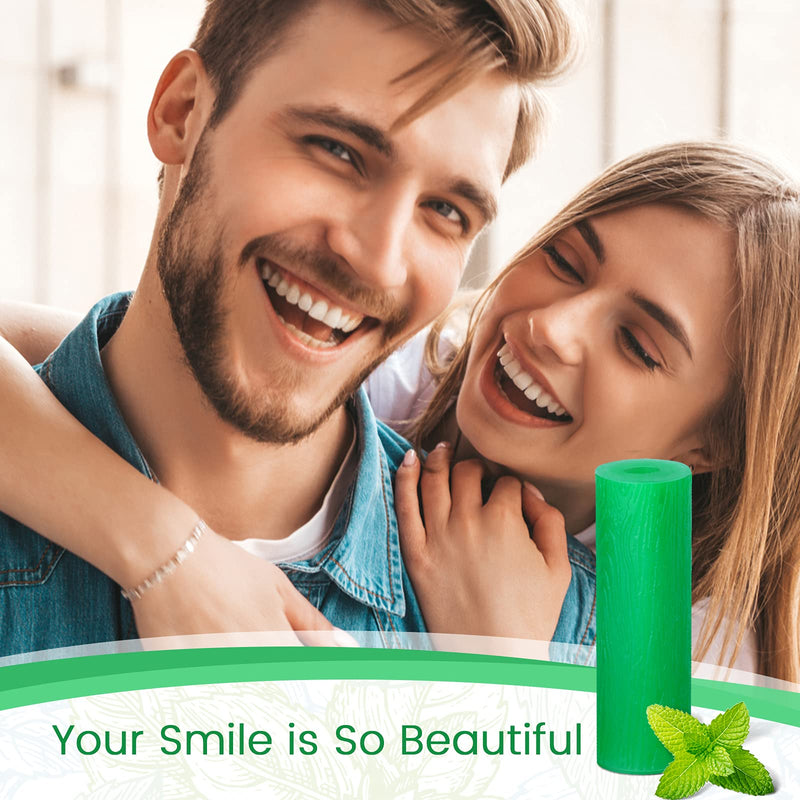 Aligner Chewies for Invisalign Aligners Mint Scented (20 Pcs Green) and Aligner Removal Tool (2 Pcs Pink) - NewNest Australia