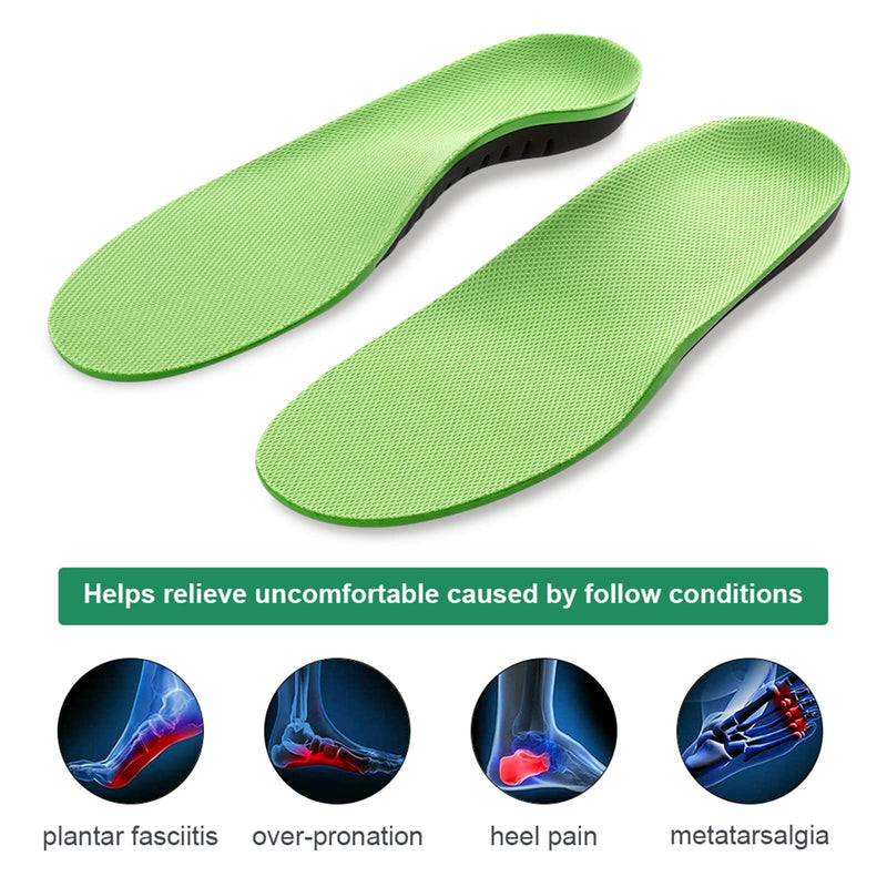 Orthotic Insoles, Cushioned Shoe Insoles with Orthotic Arch Support, Comfortable Shoe Boot Inserts Full-Length Orthotic Insoles for Men and Women with Plantar Fasciitis - 1 Pair - NewNest Australia