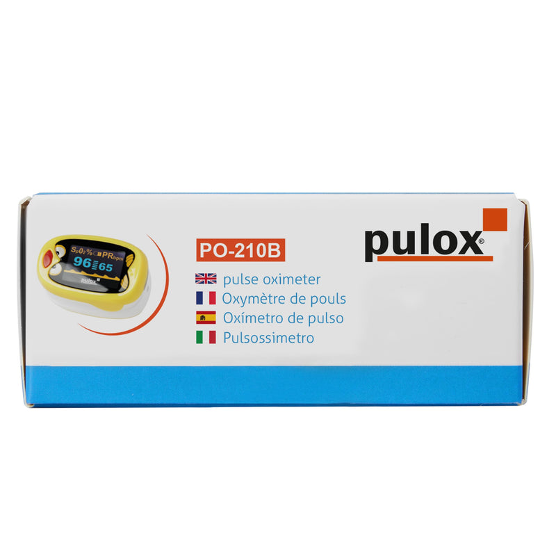 Pulox PO-210B children's pulse oximeter - battery-operated finger pulse oximeter for children and toddlers - NewNest Australia