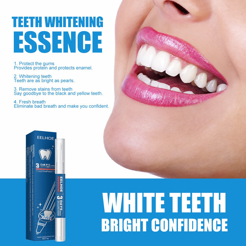 Teeth Whitening Pen - 2Pcs Tooth Gel Pen Teeth Whitening Gel Teeth Stain Remover to Whiten Teeth - Effective & Painless Whitening, No Sensitivity, Easy to Use, Natural Mint Flavor, - NewNest Australia