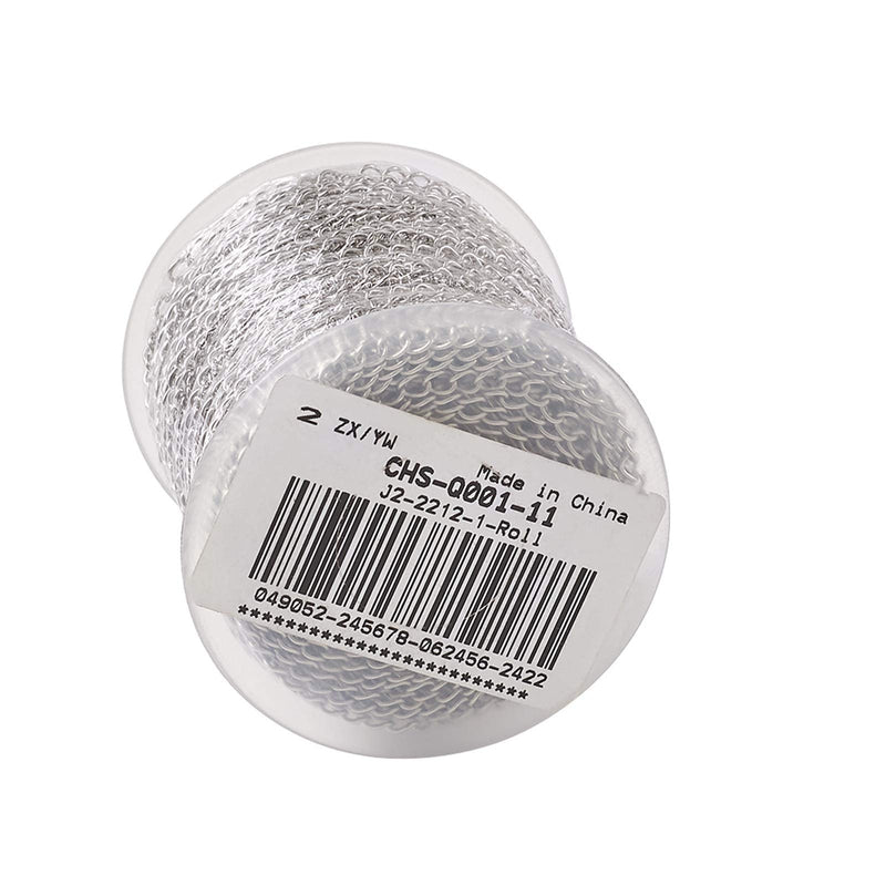 Pandahall 82 Feet/25M Soldered 304 Stainless Steel Curb Chains 4x3x0.6mm Stainless Steel Color Plated for Jewelry Making 0Chains- 4x3x0.6mm- 82 feet - NewNest Australia