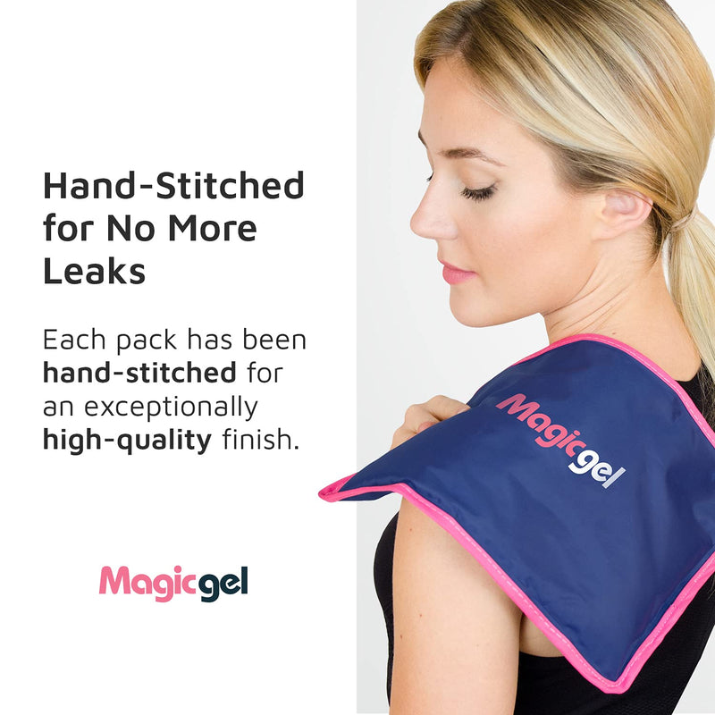 Premium Ice Pack (Reusable) - Gel Ice Pack for Icing Injuries, Pain Relief, Cold Compress for Reducing Swelling. Flexible. by Magic Gel 1 Count (Pack of 1) - NewNest Australia