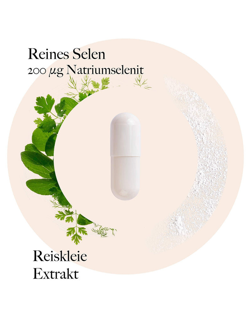 KRÄUTERHANDEL SANKT ANTON - Selenium capsules - 200µg pure selenium - high dosage - vitamin E - German premium quality (365 capsules) 365 pieces (pack of 1) - NewNest Australia