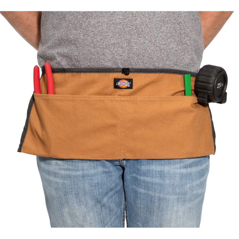 Dickies 2-Pocket Canvas Work Waist Apron, Suitable for Woodworkers, Artists, and other Craftspeople, Tan/Grey - NewNest Australia