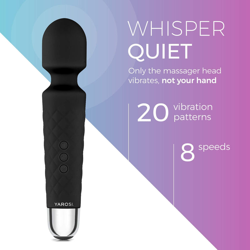 Yarosi Wireless Massager  Strongest Therapeutic Vibration Power  Magical Stress Reliever  Perfect for Muscle Pain and Recovery After Your Exercise Program  Black - NewNest Australia